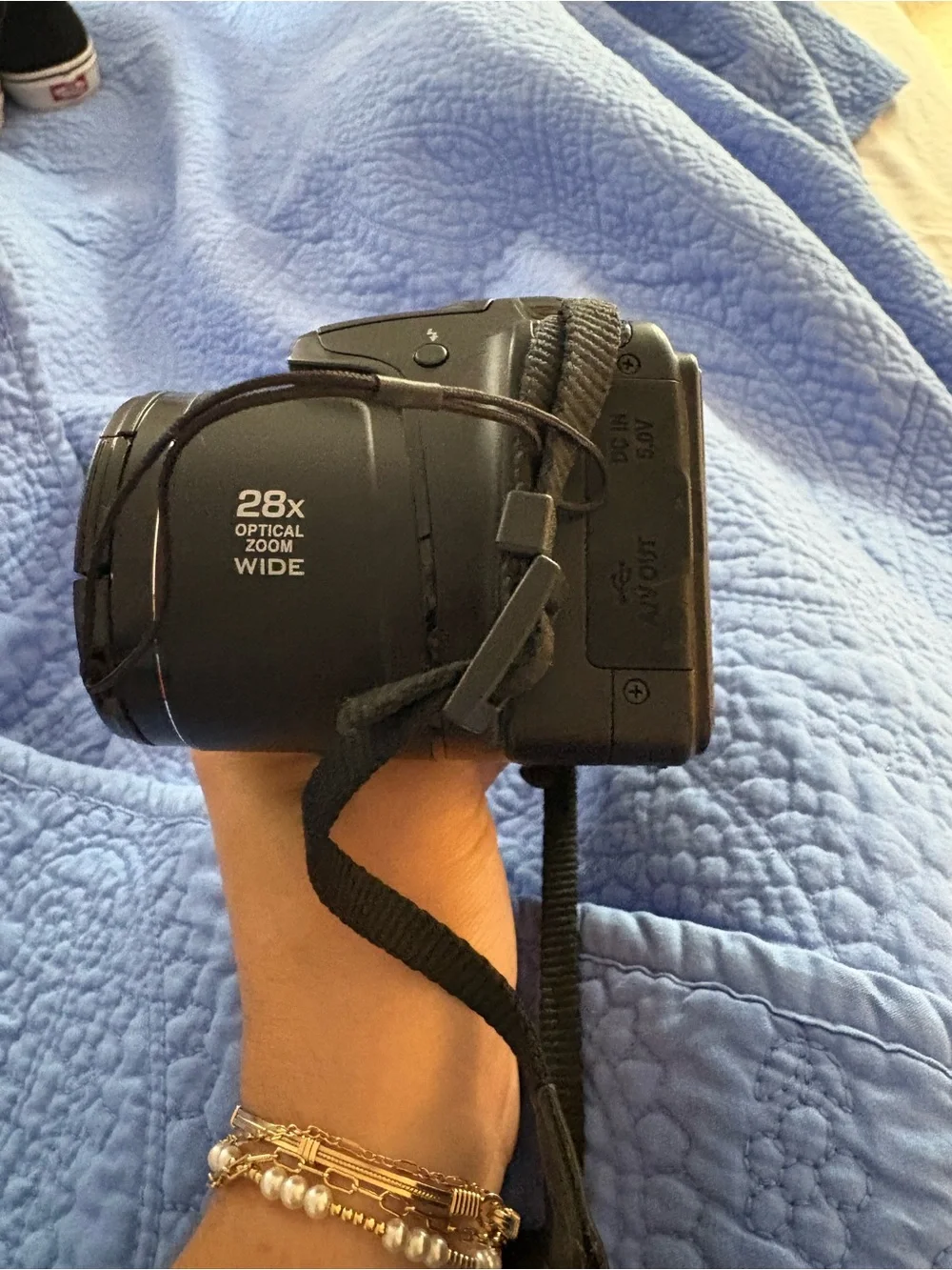 Nikon Black Compact Digital Camera with Lens Cap